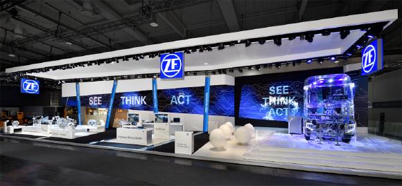 ZF auf der IAA 2016 mit dem Motto SEE. THINK. ACT.