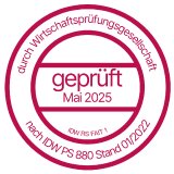 Prüfsiegel 2025