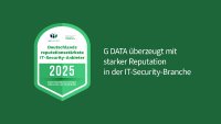 G DATA überzeugt mit starker Reputation in der IT-Security-Branche