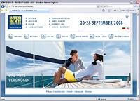 Startseite der neuen Website