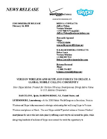 Skype Verizon Partnership Release Final.pdf