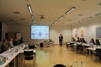 Teilnehmer beim 2. regionalen Netzwerkmanager-Treffen im Ge-spräch im Heilbronner Haus der Wirtschaft (IHK)