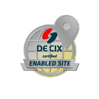 Die Auszeichnung DE-CIX Enabled Site belegt eindrucksvoll die Position von noris network als führender Anbieter von Rechenzentrumsdienstleistungen / Bildquelle: DE-CIX