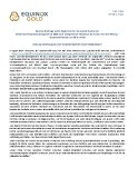 [PDF] Pressemitteilung: Equinox Gold legt starke Ergebnisse für das zweite Quartal vor Erhöht die Produktionsprognose für 2026 nach erfolgreichem Abschluss der Fusion mit Orla Mining – Quartalsdividende um 50 % erhöht