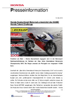 Honda Presseinformation Honda Deutschland Motorrad unterstützt die AAIMC Honda Talent Challenge.pdf