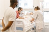Das Pflegestudium an der Hochschule bremen (HSB) erfolgt im hochmodern ausgestatteten Skills- und Simulationszentrum am Brill. Copyright: HSB - Ana Rodriguez