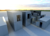 Durch die mögliche räumliche Trennung von Server-Racks und Technik eignet sich der Rittal DCC XL besonders auch für 