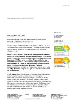170808_PM Elektromobilität zahlt nur mit echtem Ökostrom auf Umwelt- und Klimaschutzziele ein.pdf