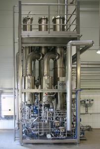 Beer de-alcoholization plant