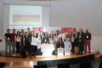 Pitchteilnehmer und Jury des Regional Cup Heilbronn-Franken des Elevator Pitch BW 2016/2017 (Foto: Carolin Schwarzer)