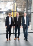 From left: Dr. Tobias Wennekamp, Chief Product Officer Lödige Industries, Hans-Dieter Frick, Founder and Managing Director of Swiss-Park, Philippe De Backer, CEO Lödige Industries.