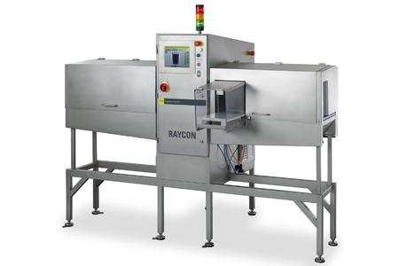 S+S zeigt zur Interpack 2014 das Produktinspektionssystem RAYCON 130/240 in der Ausführung für schmale und hohe Produkte.