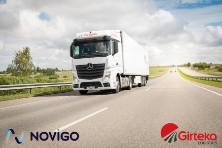 Girteka Logistics selects Novigo for the digital transformation of its transportation operations