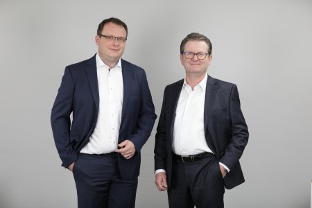 Michael Hillenbrand (links) ist nun gemeinsam mit Andreas Laubner (rechts) Geschäftsführer der Andreas Laubner GmbH.
