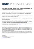 KNDS Joins the United Nations Global Compact, Strengthening Its Commitment to Ethical and Sustainable Growth