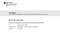 DUX Healthcare erhält als erstes Unternehmen in Deutschland die Zertifizierung nach BSI TR-03185 – geprüft durch secuvera