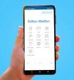 Soliton MailZen - die sichere PIM-Container-App für iOS und Android.
