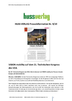 Presseinformation_9_HUSS_VERLAG_VISION mobility auf dem 21. Technischen Kongress des VDA in Berl.pdf