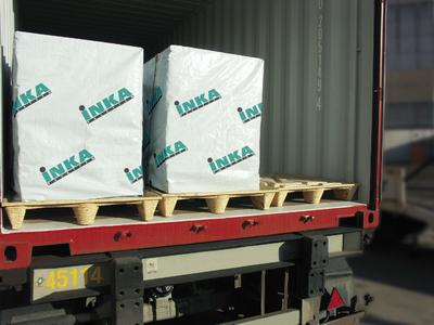 Inka-Paletten sind in allen gängigen Größen und auch in speziellen Containerformaten lieferbar. Alle Inka-Paletten sind von den strengen Vorschriften der ISPM15 ausgenommen und gehen problemlos durch den Zoll.