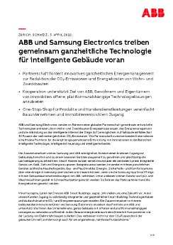ABB und Samsung Electronics treiben gemeinsam ganzheitliche Technologie fuer intelligente Gebäud.pdf