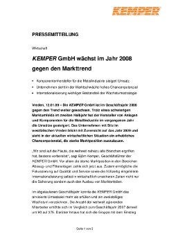 09-01-12 PM - KEMPER GmbH wächst im Jahr 2008 gegen den Markttrend.pdf
