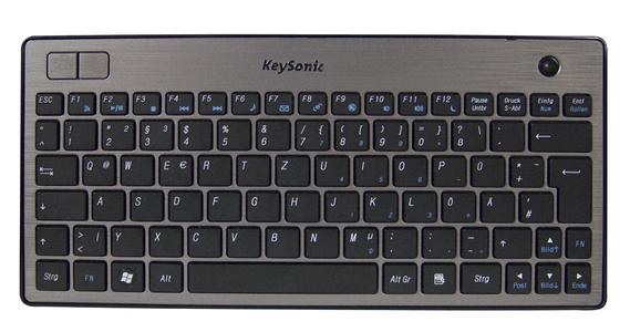 Graceful multimedia keyboard for trackball artists