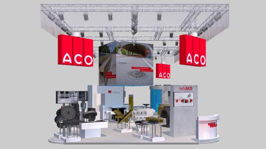 ACO Messestand auf der InfraTech 2020