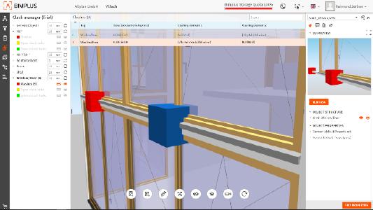 Clash Detection with Allplan Bimplus. Copyright: ALLPLAN