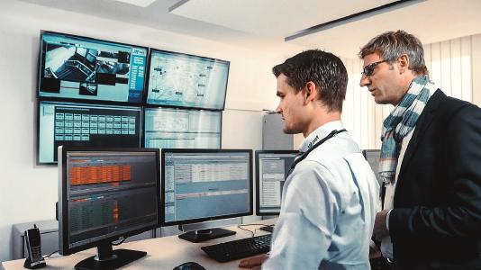 Das Network Operation Center (NOC) von M-net zur Kontrolle des Netzes ©M-net