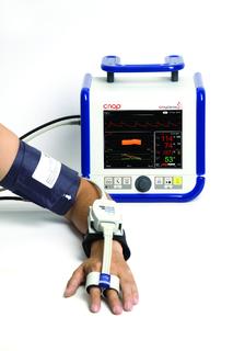 CNAP Monitor 500 for noninvasive assessment of full hemodynamics