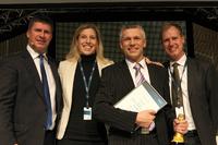 René Schuster , Stefanie Merk, Wolfgang Hüttner, Marc Irmisch (von links)