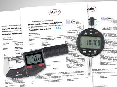 Neue Akkreditierungen: Mahr bietet mit seinen akkreditierten DAkkS-Laboren umfangreiche Kalibrierdienstleistungen für die Längenmesstechnik.