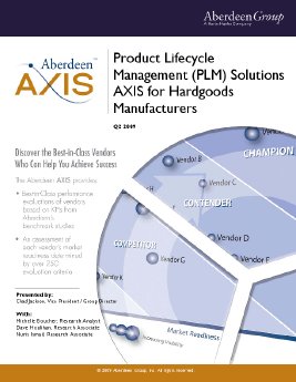 Aberdeen AXIS Reports “Product Lifecycle Management (PLM) Solutions AXIS for Hardgoods Manu.pdf