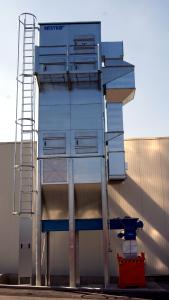 NESTRO® Zwischenfilter 9/4-35 in der Baustoffindustrie