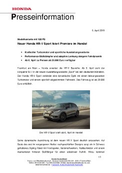 Honda HR-V Sport_Premiere im Handel und Preise_05.04.2019.pdf