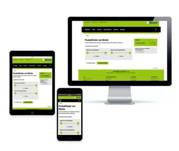 Die neue responsive blickle.de – powered by Sitecore, realisiert von UDG United Digital Group