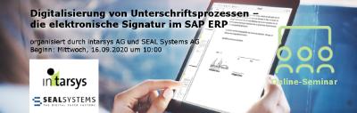 Digitalisierung von Unterschriftsprozessen – die elektronische Signatur im SAP ERP