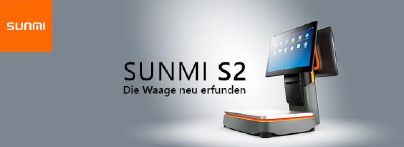 Sunmi S2 - All-in-One Touchkasse mit integrierter Waage