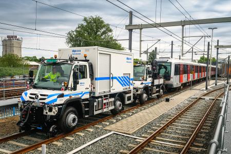 Unimog in Tandemsteuerung