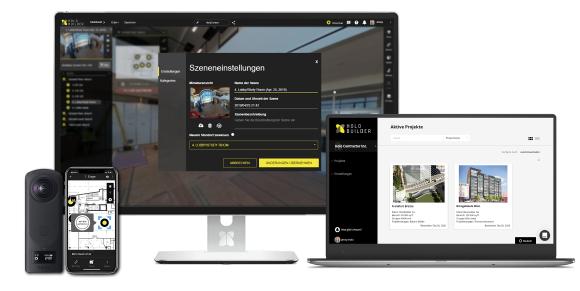 Die mobile JobWalk App (iOS/Android) sowie die HoloBuilder Web-Plattform können bei Bedarf von englischer auf die deutsche Sprache umgestellt werden, was es der schnell wachsenden Nutzerbasis im deutschsprachigen Raum ermöglicht, die führende Lösung für Baufortschrittsmanagement mit 360°-Bildtechnologie in ihrer Muttersprache zu nutzen.