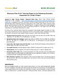 [PDF] Press Release: Discovery Files 43-101 Technical Report for its Preliminary Economic Assessment for Cordero Project