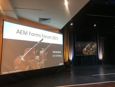 Bühne frei für das 2021 AEM Forms Forum