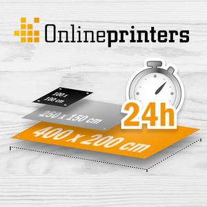 High-speed digital print for tarpaulins © Onlineprinters GmbH