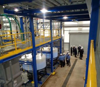 Figure 1. LiSTR demonstration plant at Lanxess Project site
