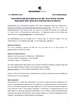 01022023_DE_OGC_Provides Notice of Fourth Quarter and Full Year 2022 Results and Conference Call.pdf
