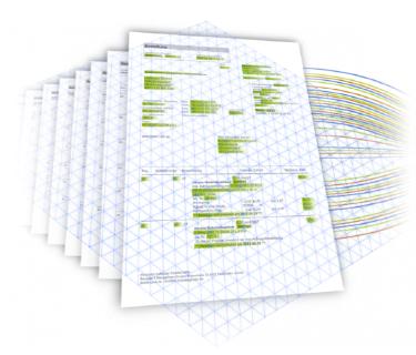 PDF-Mapper® liest auch komplex aufgebaute PDF-Belege vollständig fehlerfrei aus und schafft die Grundlage für die automatische Weiterverarbeitung
