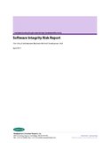 [PDF] Software Integrity Risk Report