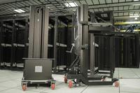 The ServerLift solutions are capable of moving up to 227 kilograms of IT equipment to any location within the Data Centre.