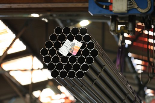 Steel tubes in the “XCarb® - recycled and renewably produced.JPG