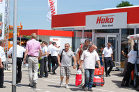 Großer Besucherandrang auf dem DemoPark-Stand der Hako-Werke.